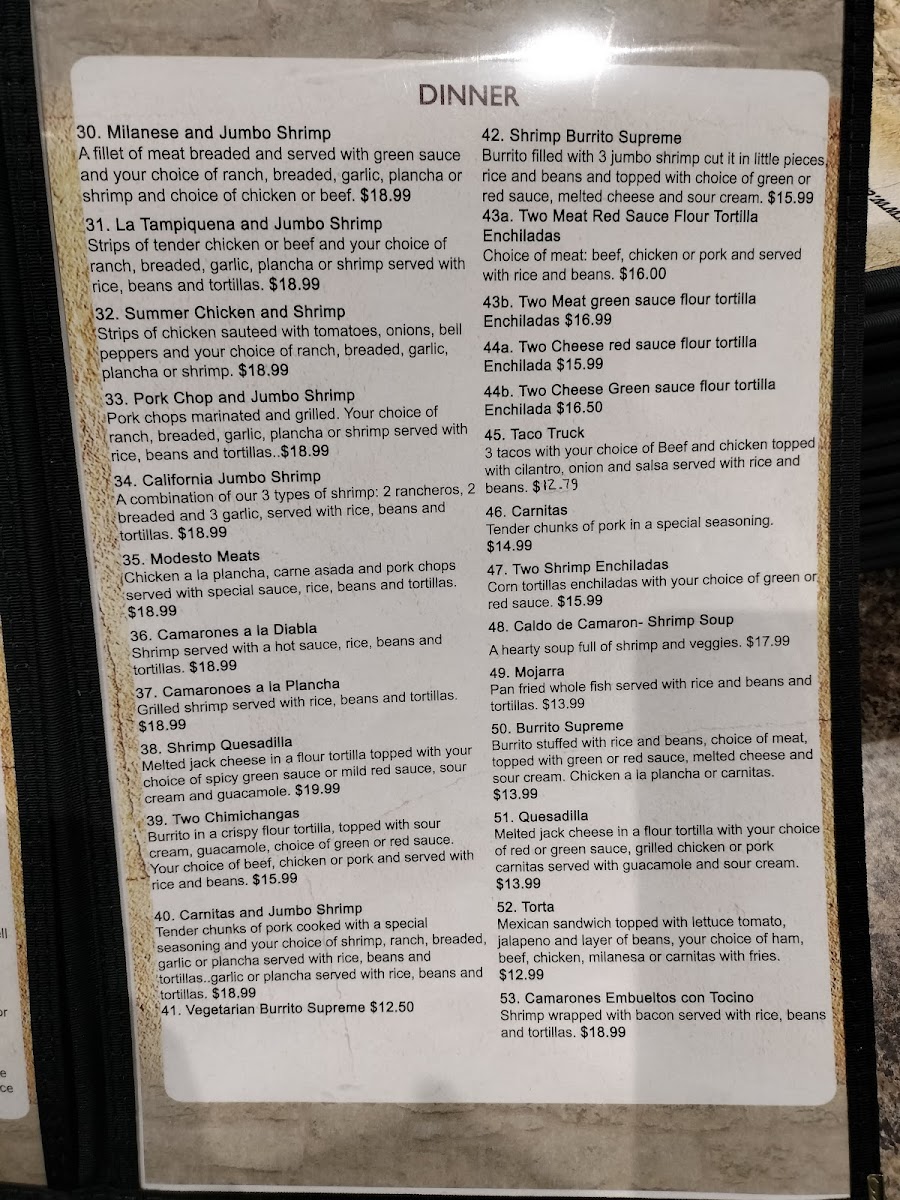 El Rosal #3 Menu - Image 5